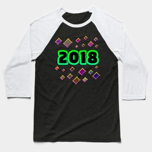 Colorful 2018 Baseball T-Shirt